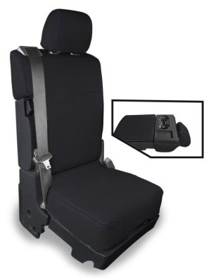 Ford F150 Center Jump Seat Cover - Front - PRP Seats - Standard Console - Blue - `15-`26